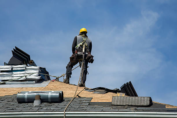 Professional Roof Replacement technician working in Seanor, PA
